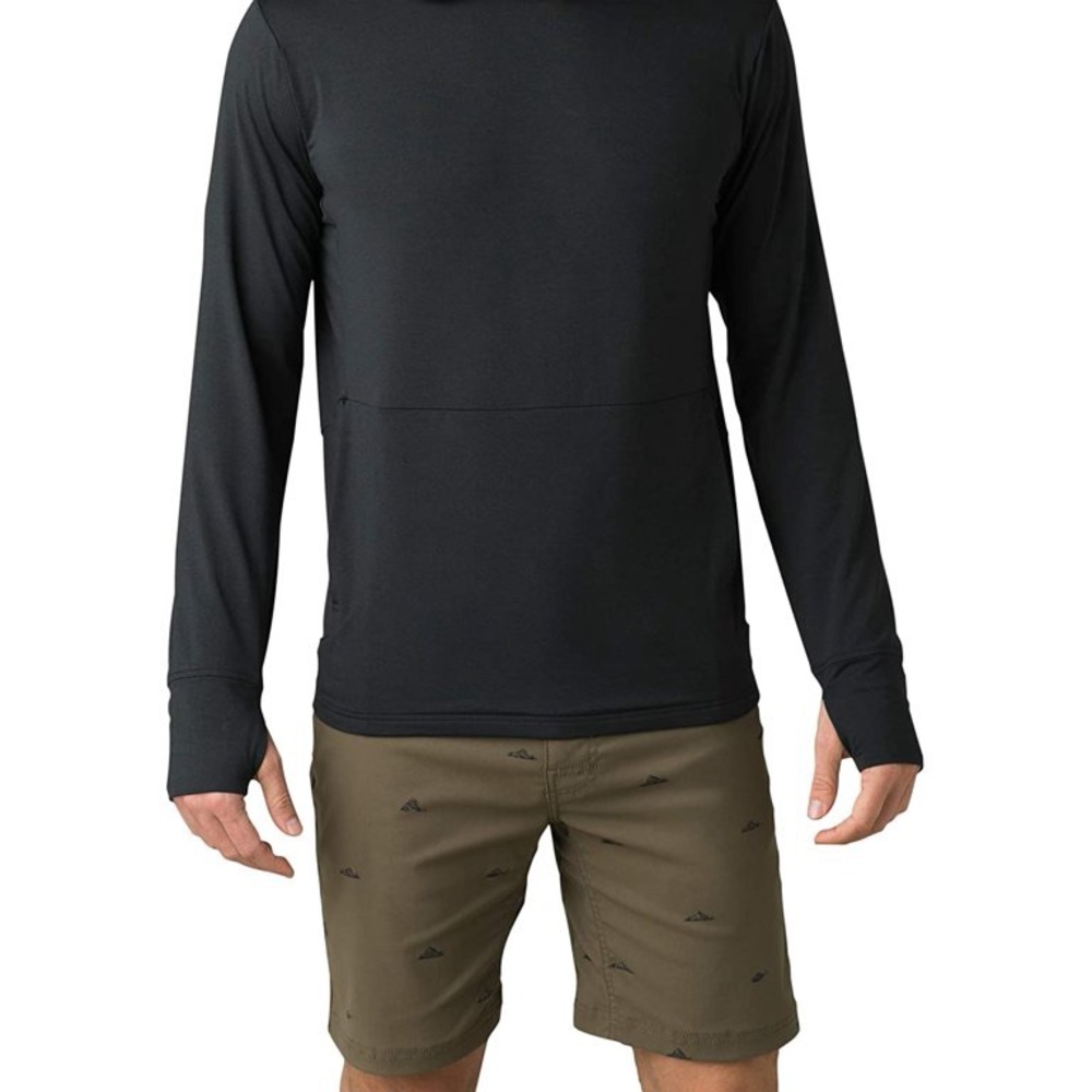 (A9) prAna Men's Standard Brion Short, Slate‎ Green Crux Rock, Size 28, NWT